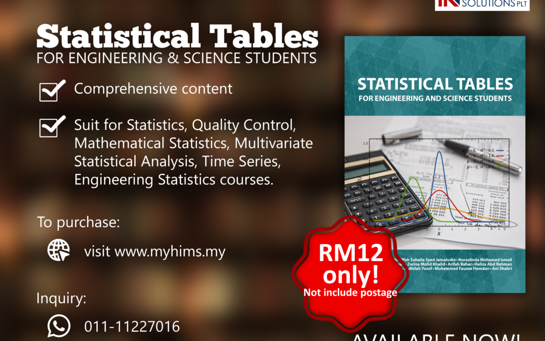 Purchase Statistical Tables for Engineering and Science Students